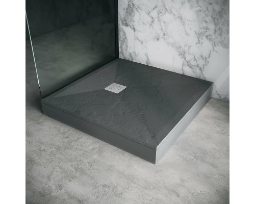 Душевой поддон из искусственного камня Grossman Strong 90x90 Графит