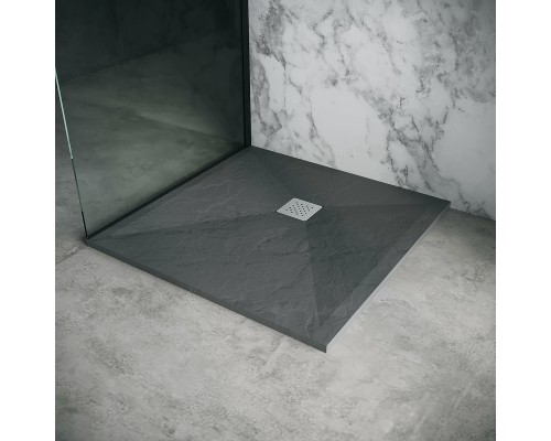 Душевой поддон из искусственного камня Grossman Strong 90x90 Графит
