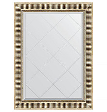 Зеркало Evoform Exclusive-G 105х77 BY 4196 с гравировкой в багетной раме - Серебряный акведук 93 мм