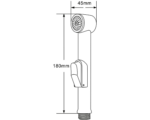 Гигиенический душ Agger AHYG01 Хром
