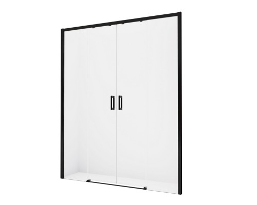 Душевая дверь NEW TRENDY PRIME BLACK 160x200 (черный)