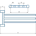 Полотенцедержатель Haiba HB8413-4 поворотный Бронза