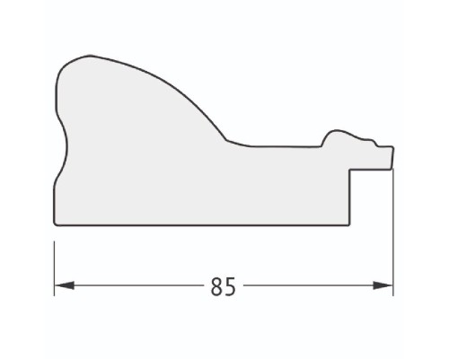 Зеркало Evoform Exclusive-G 170х95 BY 4401 с гравировкой в багетной раме - Виньетка античное серебро 85 мм