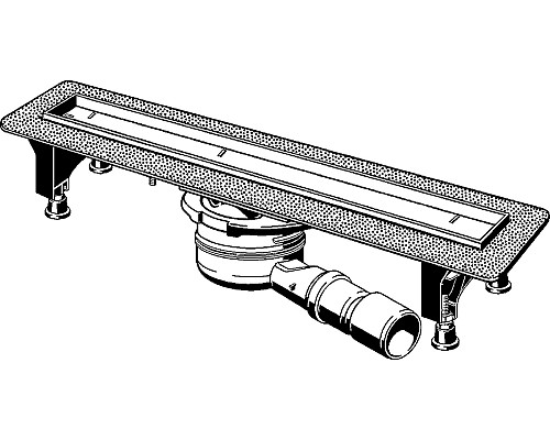 Душевой лоток Viega Advantix 800 4983.20 753214 с решеткой под плитку