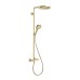 Душевая система Hansgrohe с термостатом золото 27633990