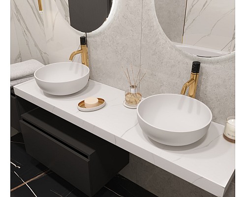 Столешница прямая Armadi Art Flat CALACATTA 1610x460x70