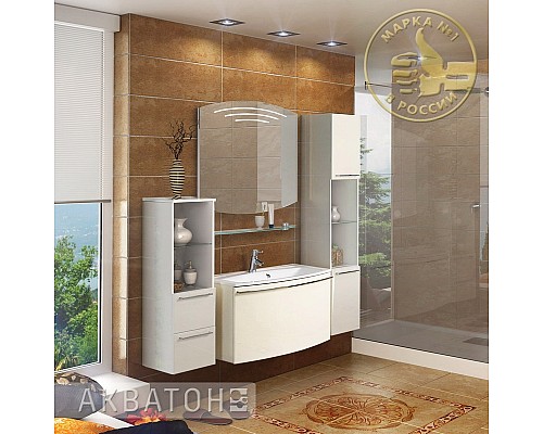 Тумба под раковину Севилья 80 белый жемчуг Aquaton 1A126301SEG30