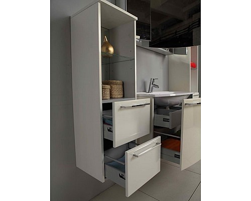 Тумба под раковину Севилья 80 белый жемчуг Aquaton 1A126301SEG30