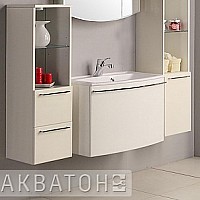 Тумба под раковину Севилья 80 белый жемчуг Aquaton 1A126301SEG30
