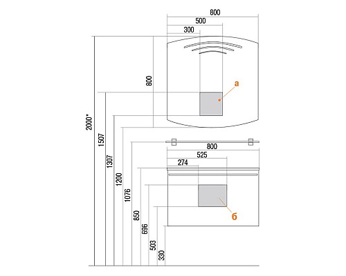 Тумба под раковину Севилья 80 белый жемчуг Aquaton 1A126301SEG30