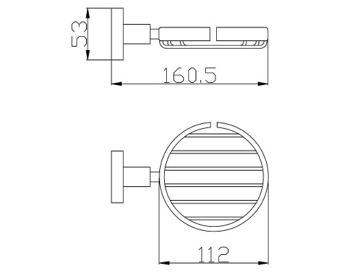 Мыльница Rav Slezak Colorado COA0301 Хром