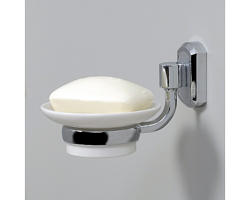 Мыльница WasserKRAFT K-28129 Хром Белая