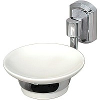 Мыльница WasserKRAFT K-28129 Хром Белая