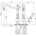 Смеситель для кухни Rav Slezak Labe Бронза