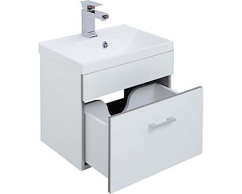 Тумба под раковину Aquanet Верона 50 207765 подвесная Белая