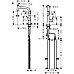 Смеситель для кухни Hansgrohe Metris Select M71 73802000 Хром
