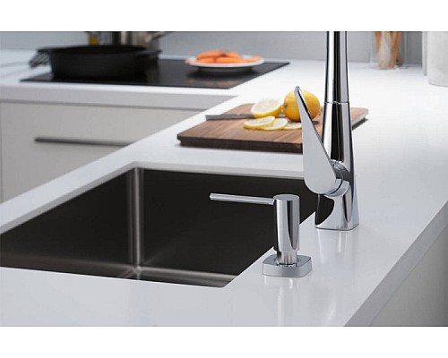 Смеситель для кухни Hansgrohe Metris Select M71 73802000 Хром