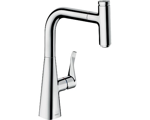 Смеситель для кухни Hansgrohe Metris Select M71 73802000 Хром