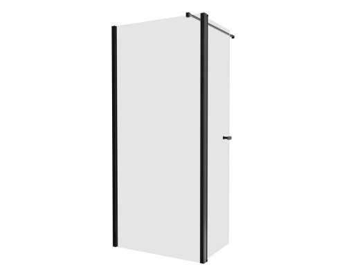 Душевое ограждение NEW TRENDY NEW SOLEO BLACK 70x195 (черный)
