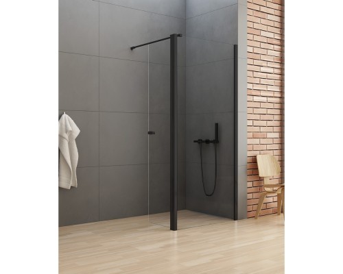 Душевое ограждение NEW TRENDY NEW SOLEO BLACK 70x195 (черный)