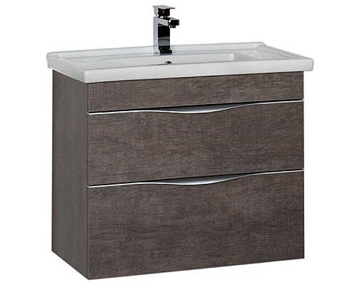 Тумба под раковину Aquanet Эвора 80 183002 подвесная Дуб антик