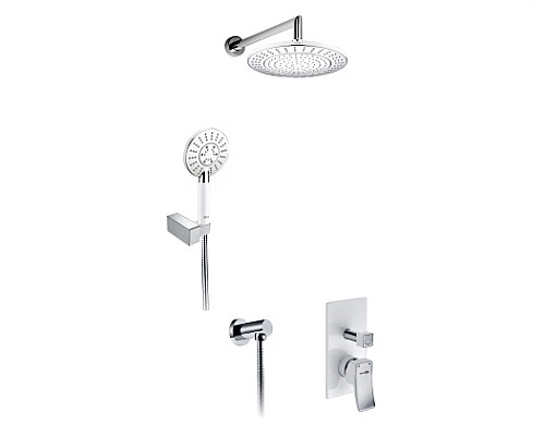Встраиваемый комплект для душа WasserKRAFT A16067WHITE