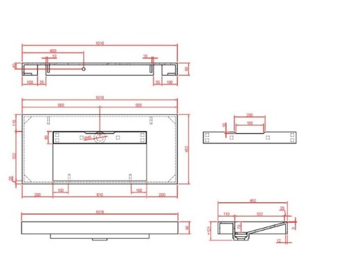 Столешница моноблок Armadi Art Flat CALACATTA