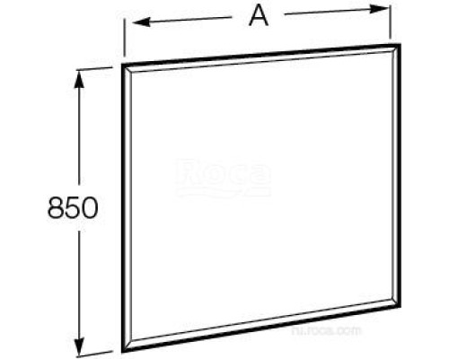 Зеркало Roca Aneto 80 812363000