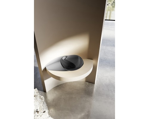 Раковина-чаша Abber Kristall 43 AT2806Onyx Черная