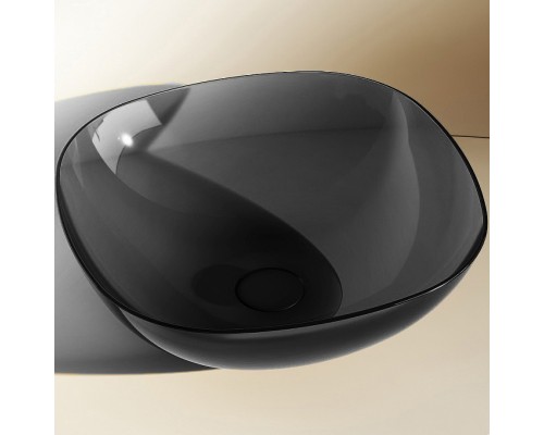 Раковина-чаша Abber Kristall 43 AT2806Onyx Черная