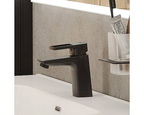 Смеситель для раковины Iddis Bild BILBL00i01 Черный матовый