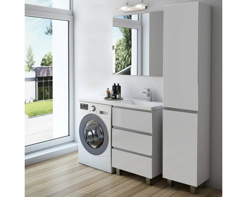 Тумба с раковиной Эстет Dallas Luxe 105 R ФР-00009669 Белая