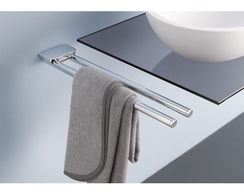 Полотенцедержатель Kludi Ambienta 5397705 двойной Хром