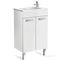 Тумба под раковину Roca Debba 50 ZRU9302710 2 дверцы, белый глянец 