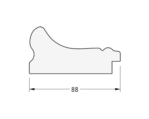 Зеркало Evoform Exclusive-G Floor 201х81 BY 6320 с гравировкой в багетной раме - Хамелеон 88 мм