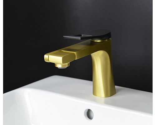 Смеситель для раковины Bronze de Luxe Element EL02XGB матовое золото