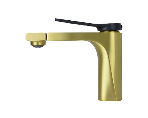 Смеситель для раковины Bronze de Luxe Element EL02XGB матовое золото