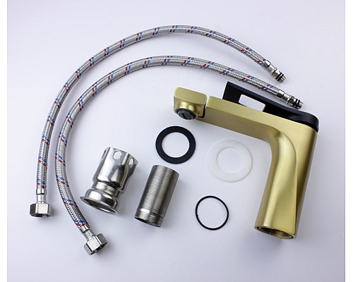 Смеситель для раковины Bronze de Luxe Element EL02XGB матовое золото