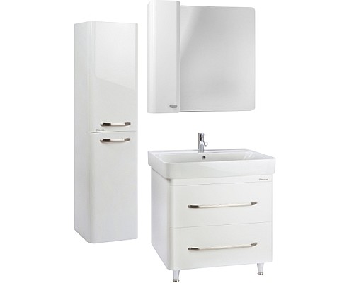 Зеркало со шкафом Bellezza Олимпия 60 4619309000015 Белое