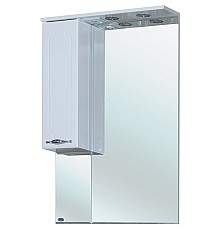Зеркало со шкафом Bellezza Стелла 65 L 4616010002017 с подсветкой Белое