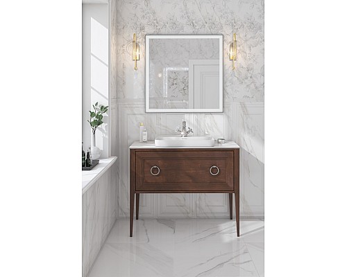 Раковина Kerama Marazzi PLAZA встраиваемая сверху 55, белая глянцевая Раковина Kerama Marazzi PLAZA встраиваемая сверху 55, белая глянцевая