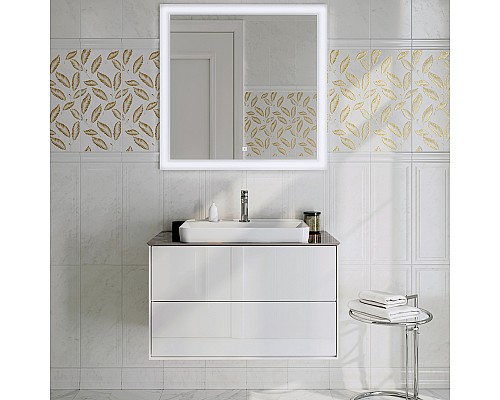 Раковина Kerama Marazzi PLAZA встраиваемая сверху 55, белая глянцевая Раковина Kerama Marazzi PLAZA встраиваемая сверху 55, белая глянцевая