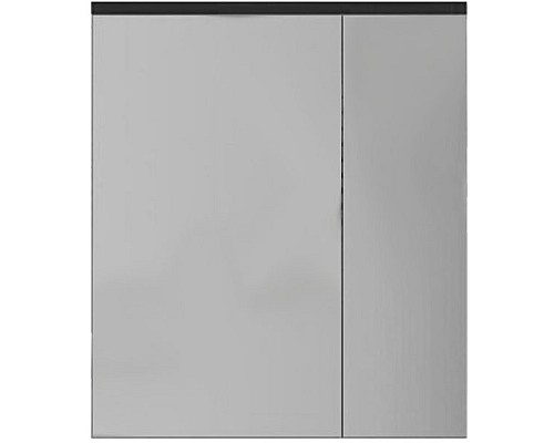 Зеркальный шкаф Roca Ronda 60 ZRU9302968 с подсветкой Белый глянец Антрацит