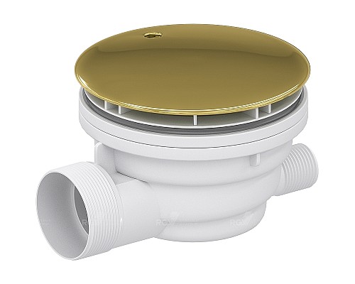 Сифон для душевого поддона RGW Velplex QYD-01 18241101-06 Золото