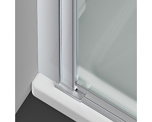 Душевая дверь Vincea Alpha 90 VDP-3AL900CL профиль Хром стекло прозрачное