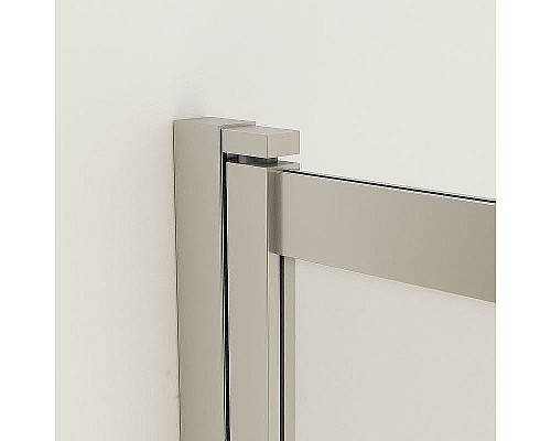 Шторка на ванну Vincea VSB 100х145 VSB-1E100CL профиль Хром стекло прозрачное