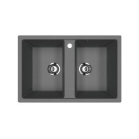 Кухонная мойка Ulgran U-608-343 антрацит