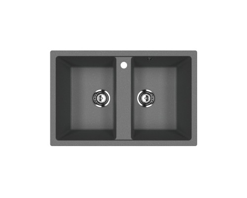 Кухонная мойка Ulgran U-608-343 антрацит