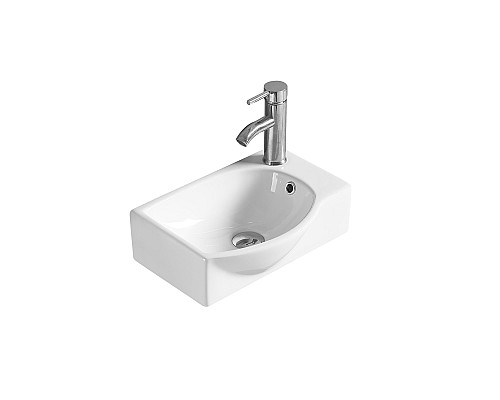 Раковина керамическая накладная и подвесная SantiLine SL-2018L