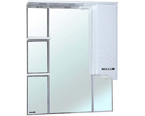Зеркало со шкафом Bellezza Дрея 85 R 4611314001018 с подсветкой R Белое